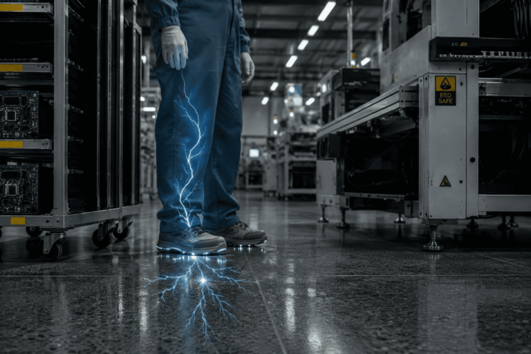 Why Anti-Static Flooring is Critical in Electronics Manufacturing Plants